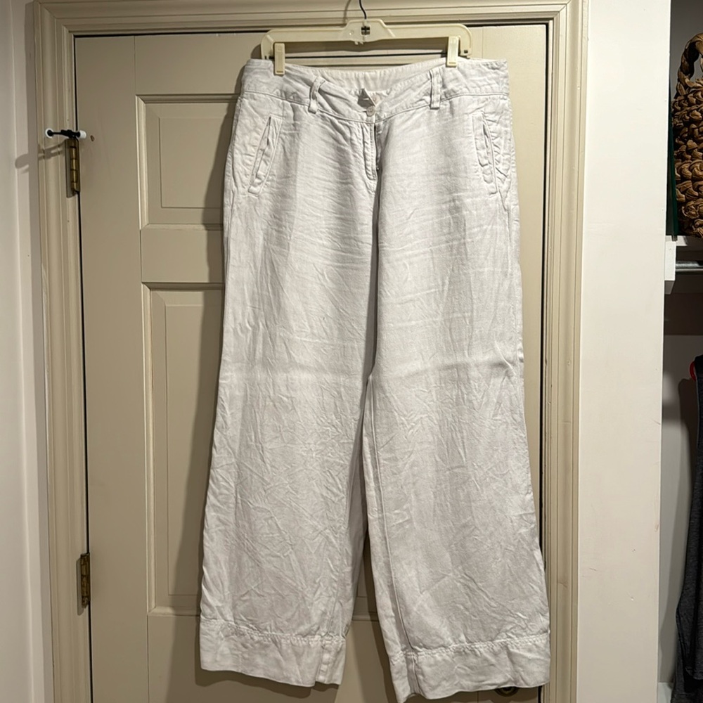 Poetry wide leg linen trouser